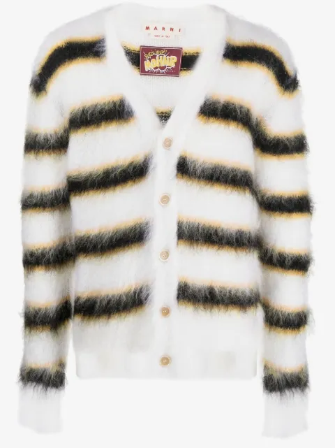 Marni stripe-print cardigan