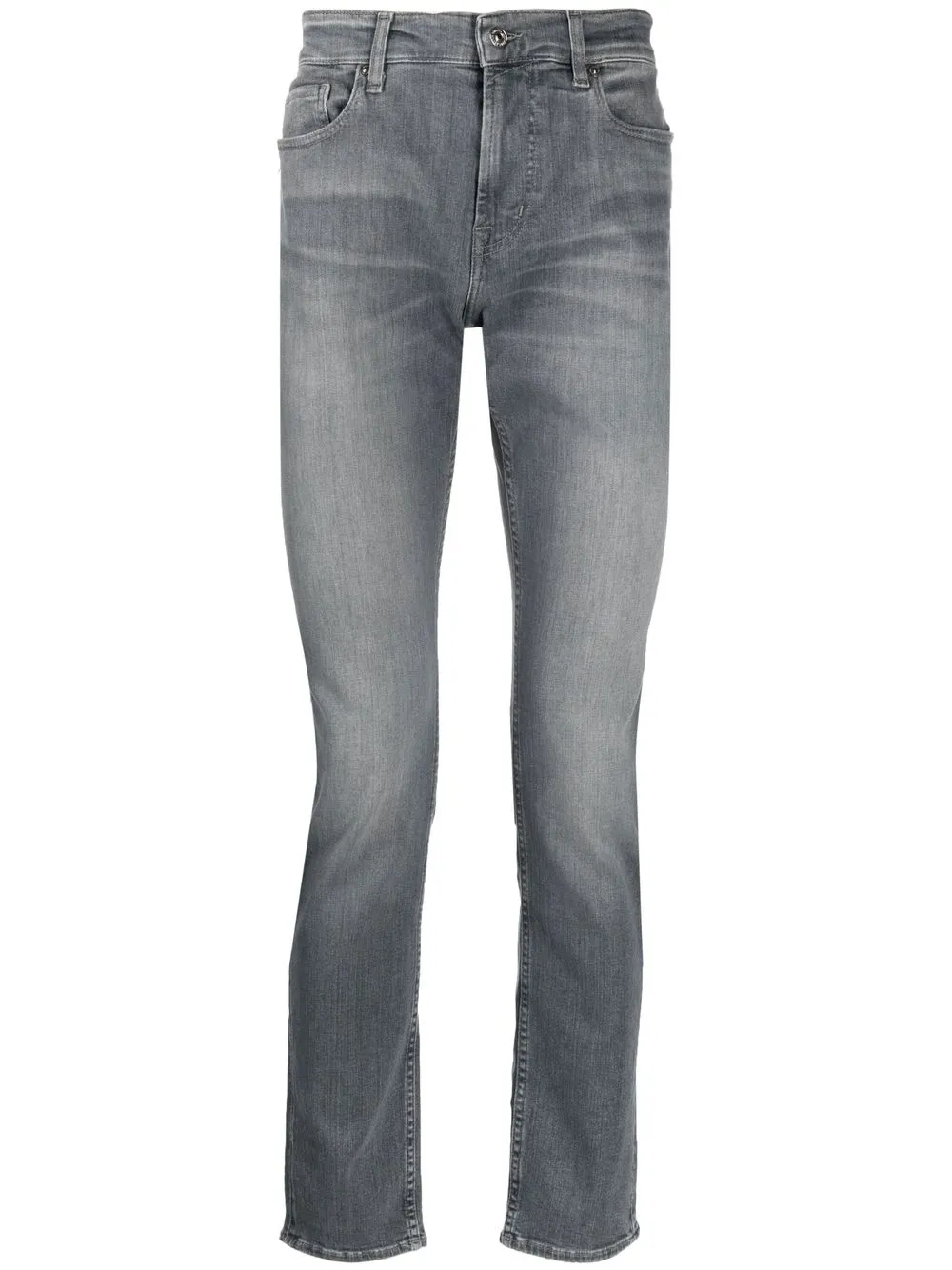 7 For All Mankind Tek Slim-cut Jeans In Blue