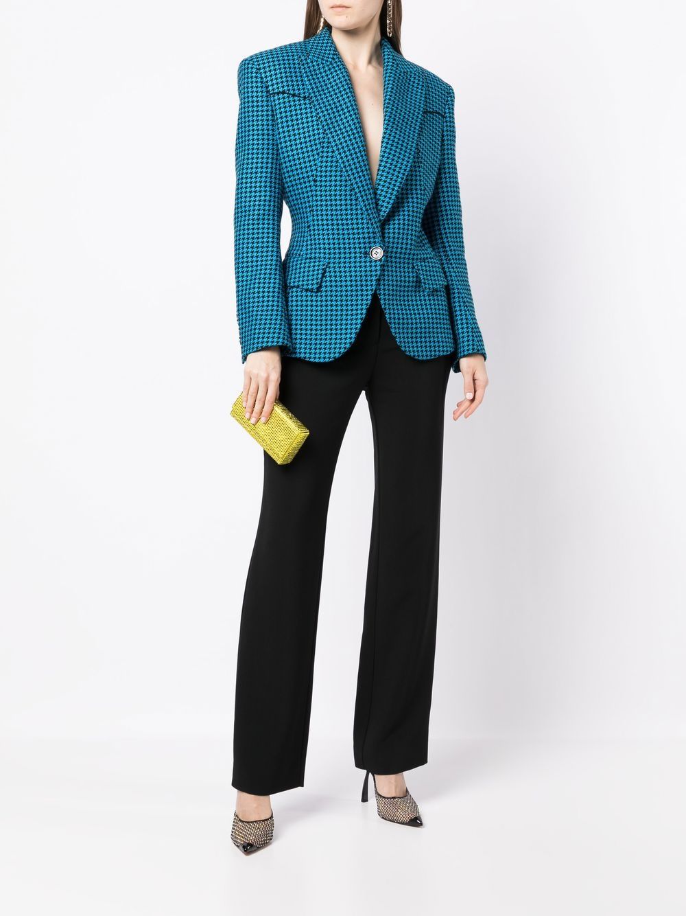 Alexandre Vauthier Blazer met enkele rij knopen - Blauw