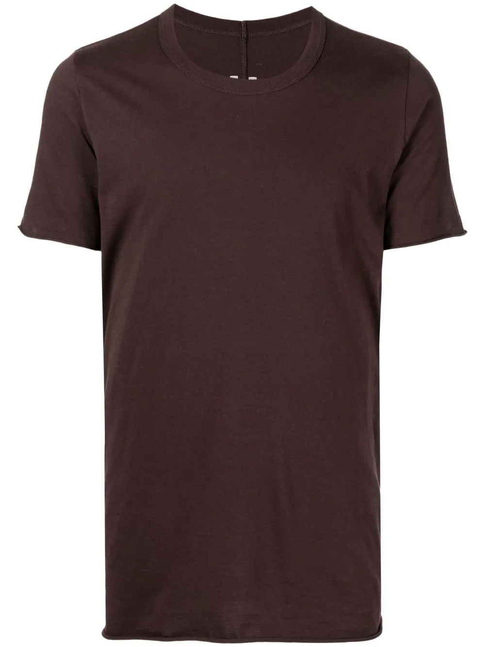 

Rick Owens playera larga con cuello redondo - Marrón