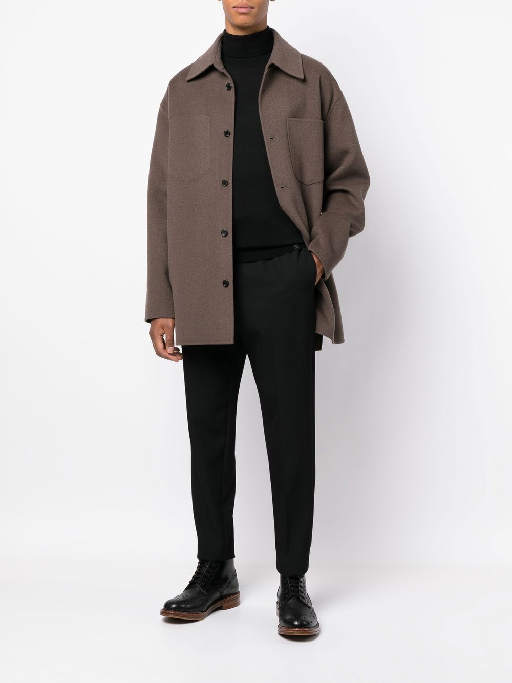 Fay roll-neck Virgin Wool Jumper - Farfetch