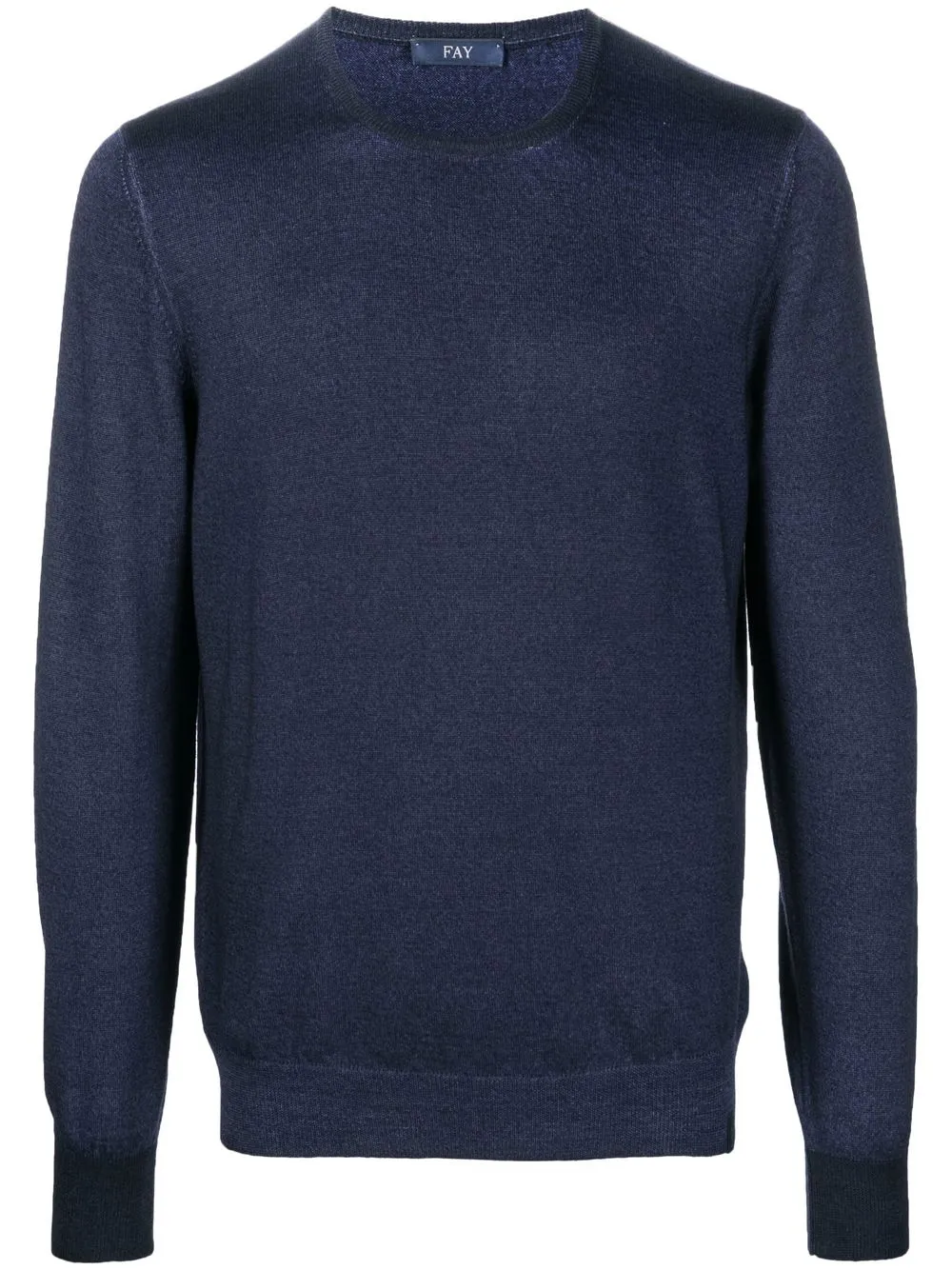 

Fay crew-neck virgin wool jumper - Blue