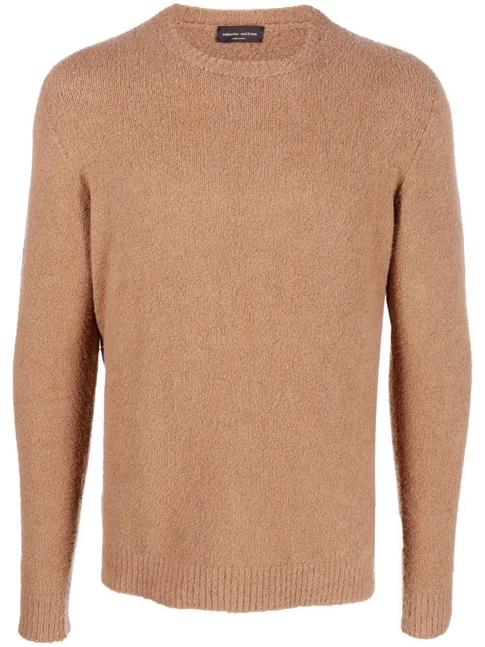 

Roberto Collina ribbed-trim cotton-blend jumper - Brown