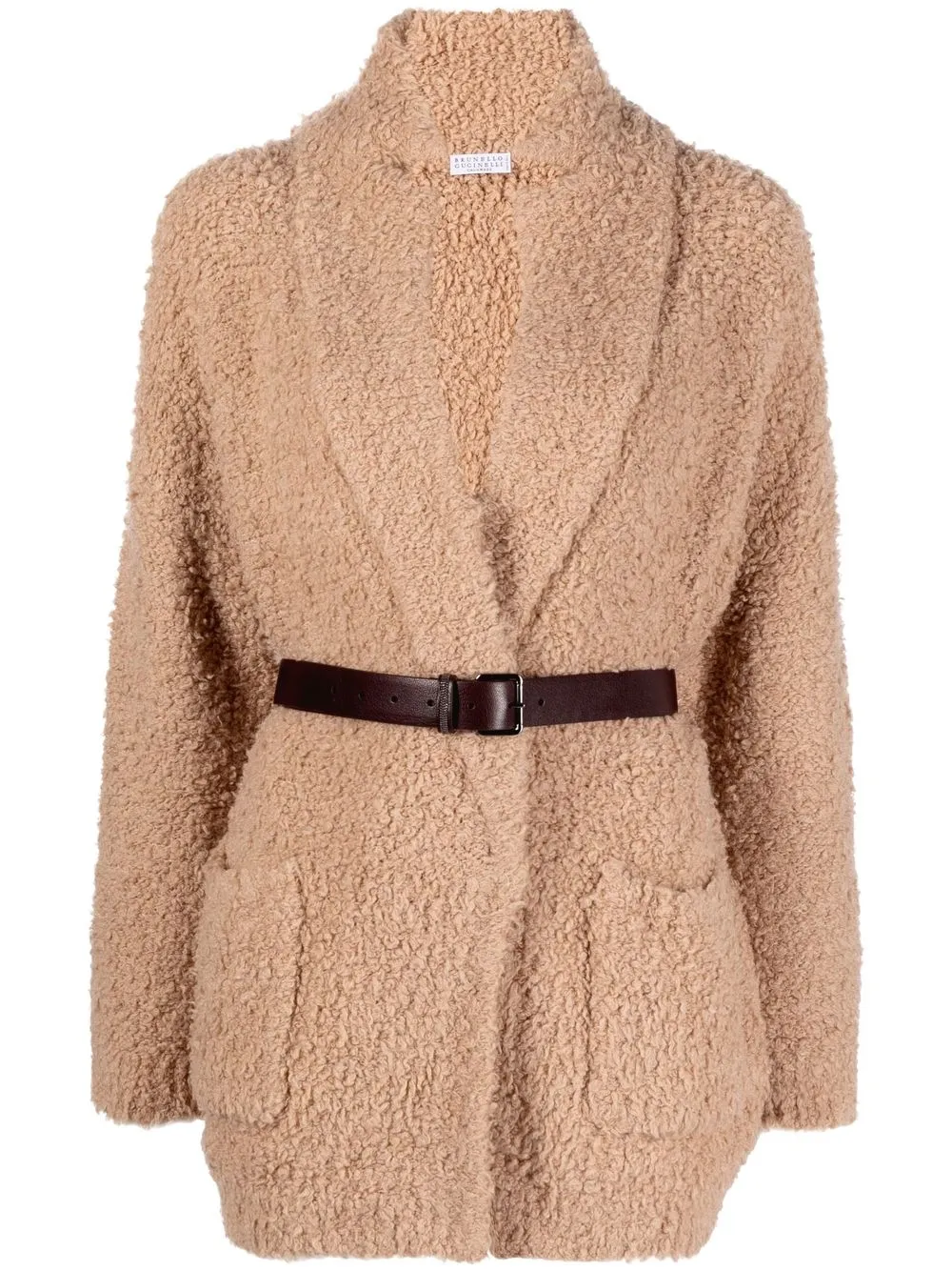 

Brunello Cucinelli belted knitted cardigan - Neutrals