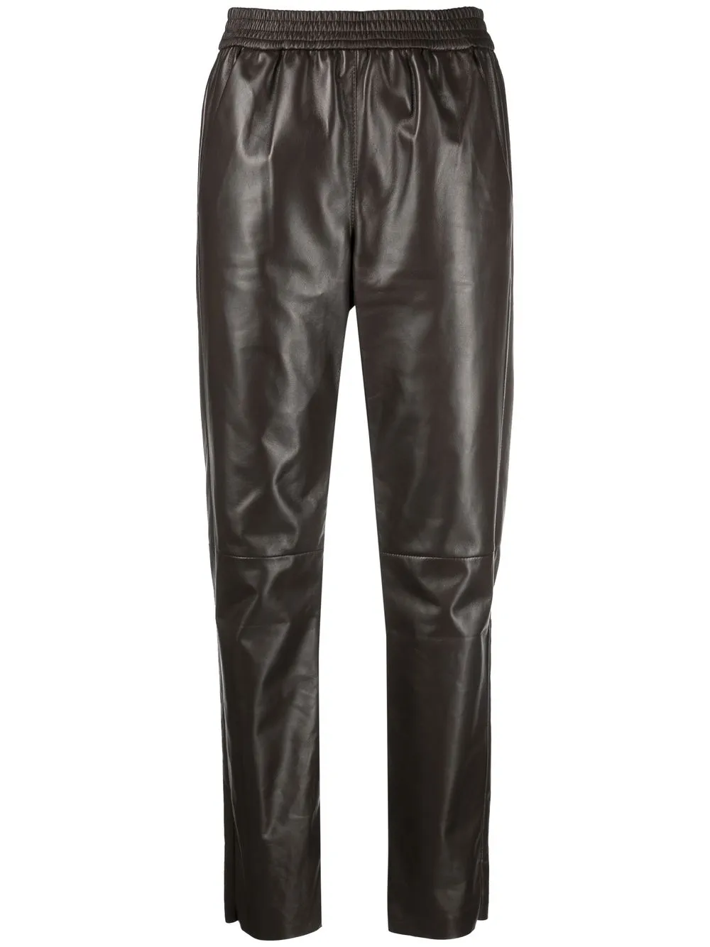 

Drome tapered lambskin trousers - Brown