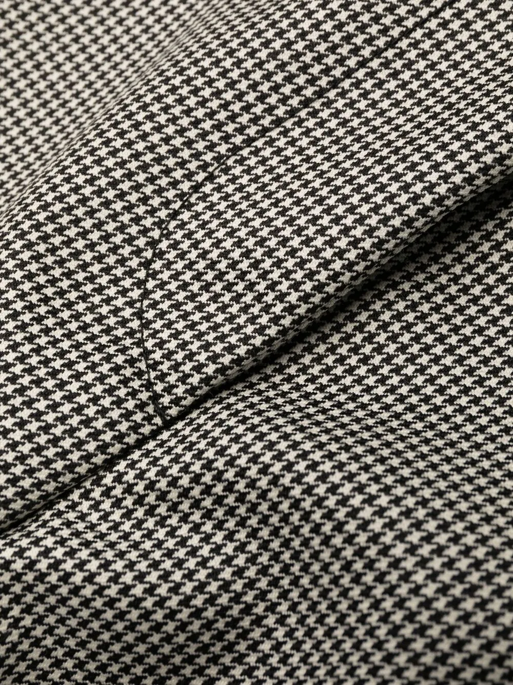 checked cropped slim-fit trousers