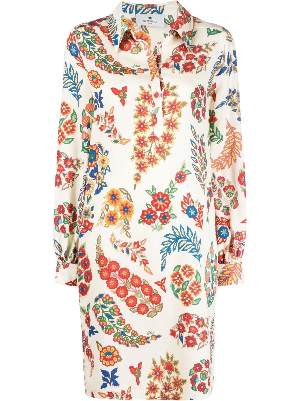 

ETRO paisley-print shirt dress - Neutrals