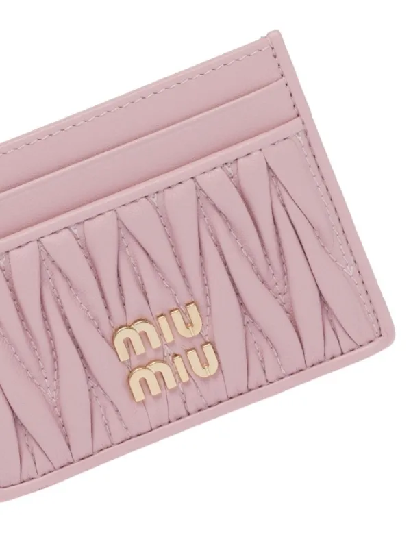 Miu Miu ミュウミュウ マテラッセ カードケース - Farfetch