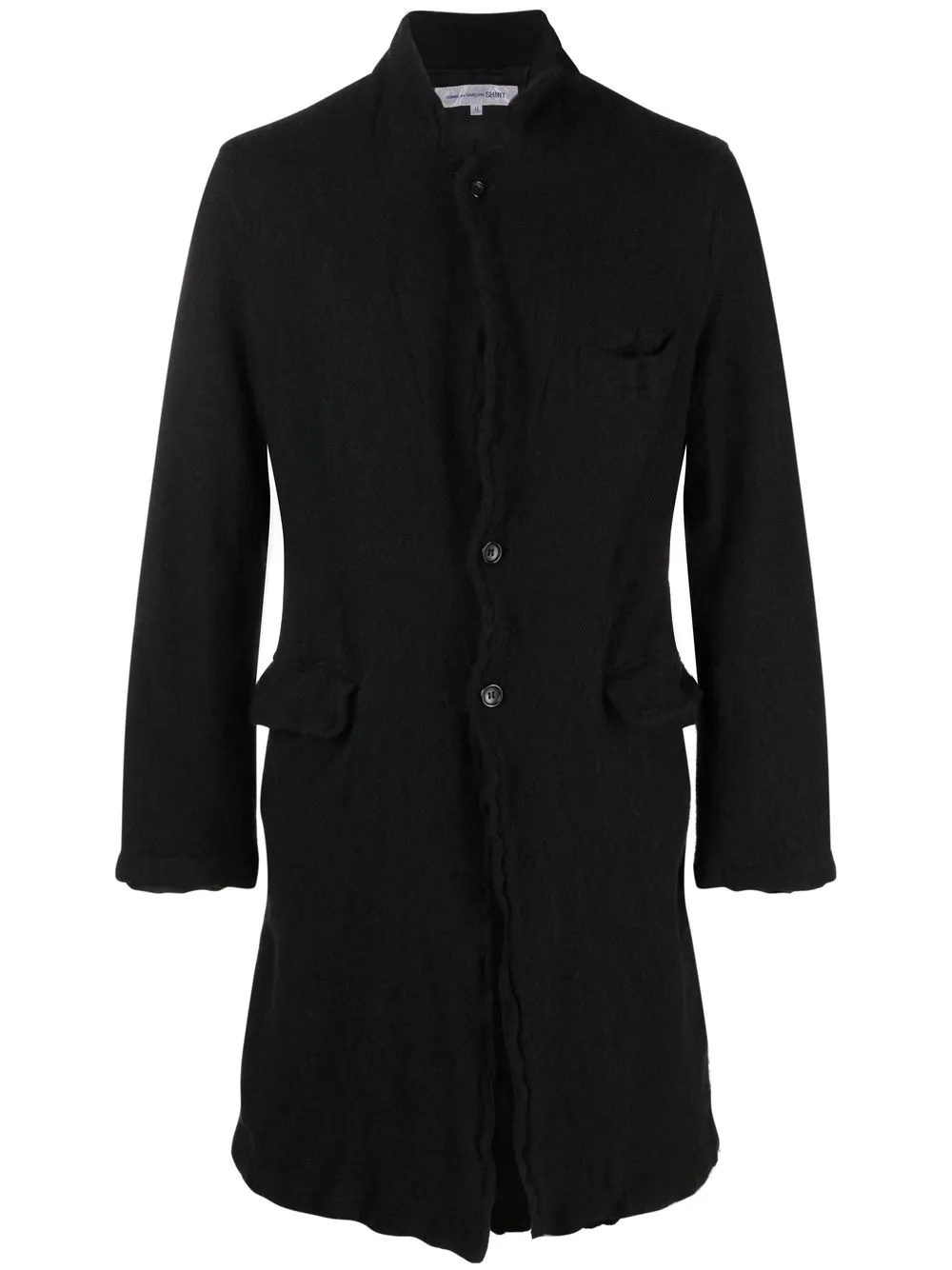 

Comme Des Garçons Shirt single-breasted wool coat - Black