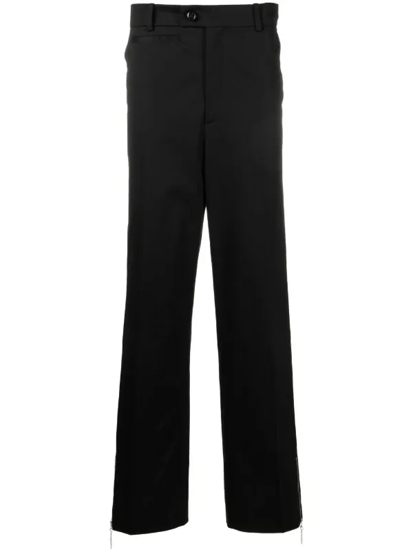 NAMACHEKO zip design slacks pants