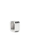 EÉRA 18kt white gold huggie earring - Silver