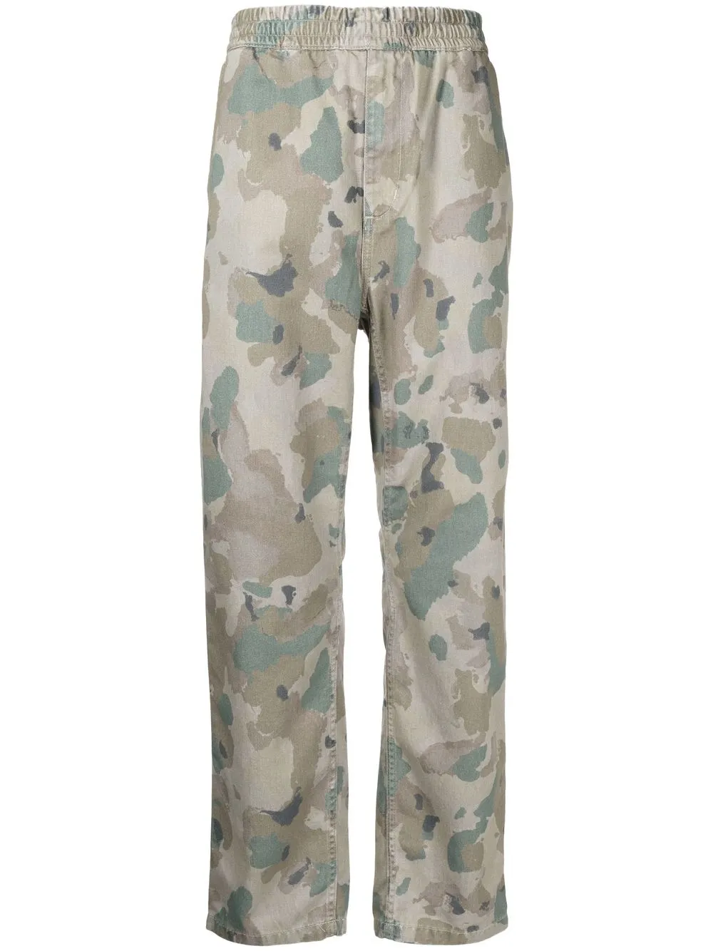 

Carhartt WIP pantalones rectos con estampado militar - Verde