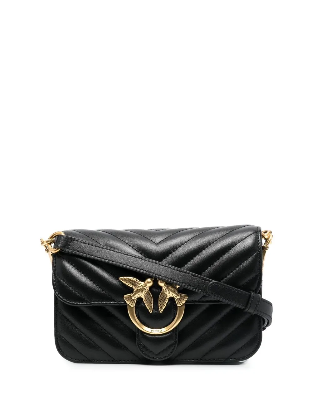 

PINKO bolsa crossbody Love - Negro