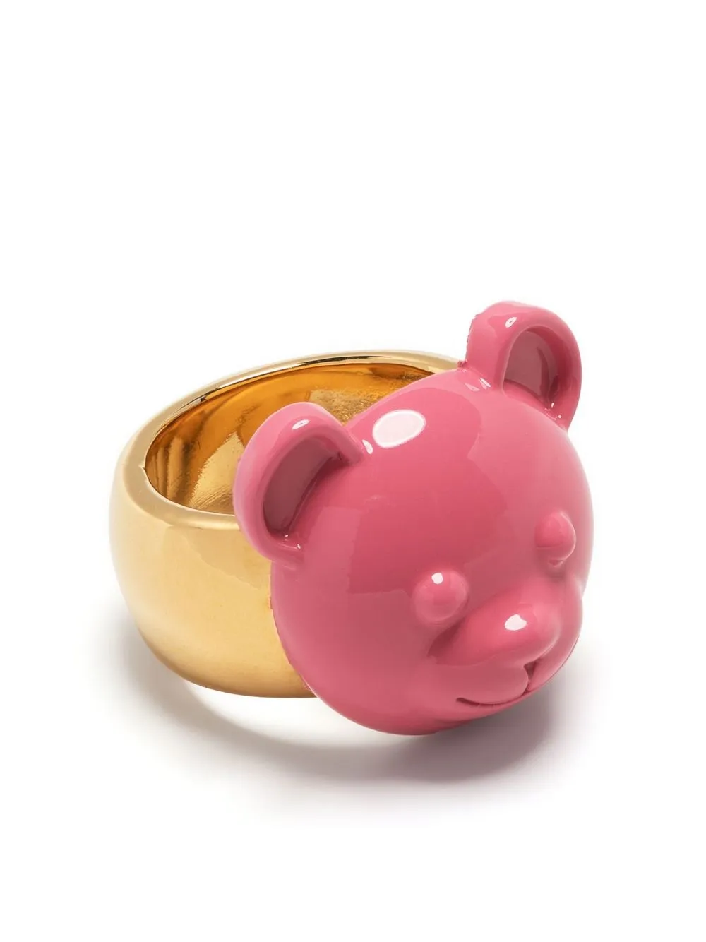 

Moschino Teddy Bear ring - Pink