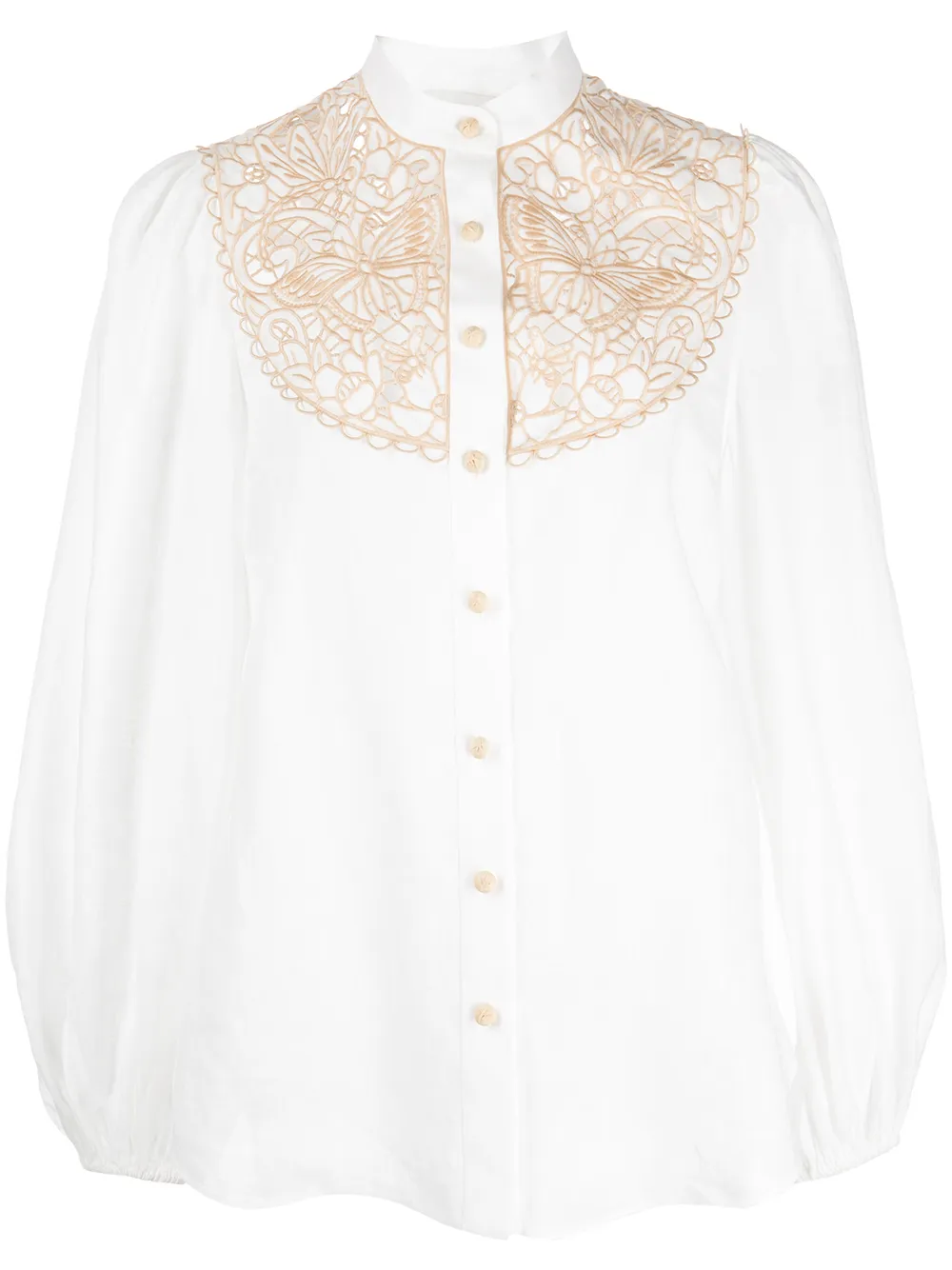 

ZIMMERMANN Jeanie Embroidered Blouse - White