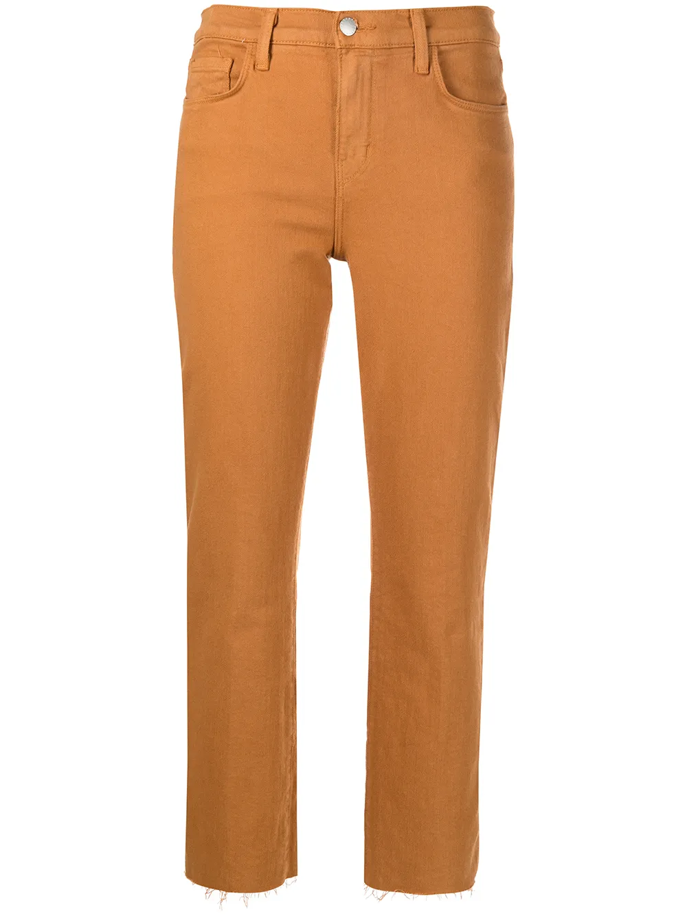 

L'Agence jeans capri Sada con tiro alto - Naranja