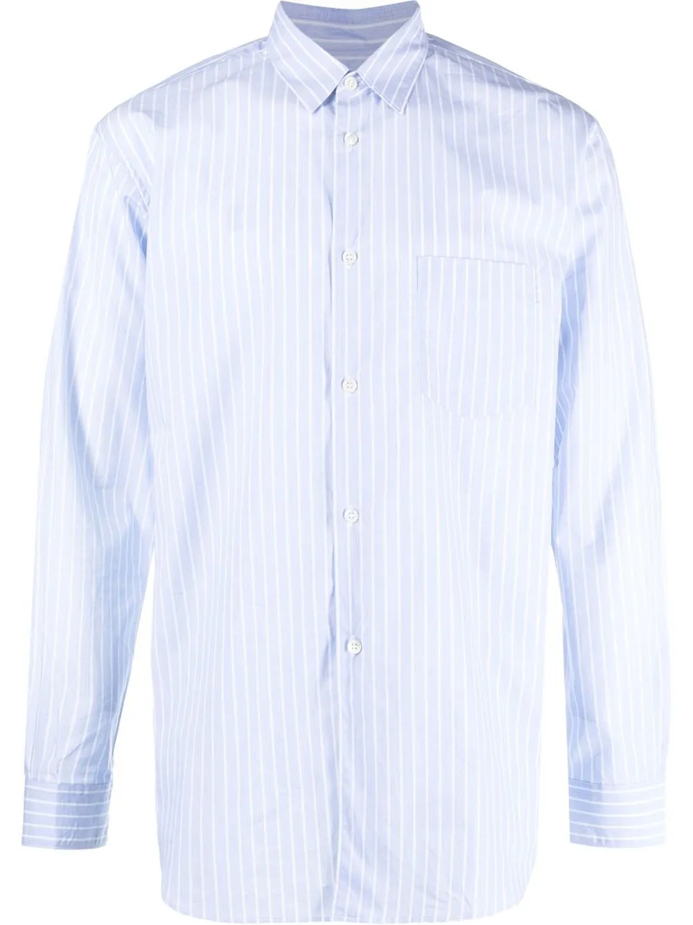 

Comme Des Garçons Shirt striped button-up shirt - Blue