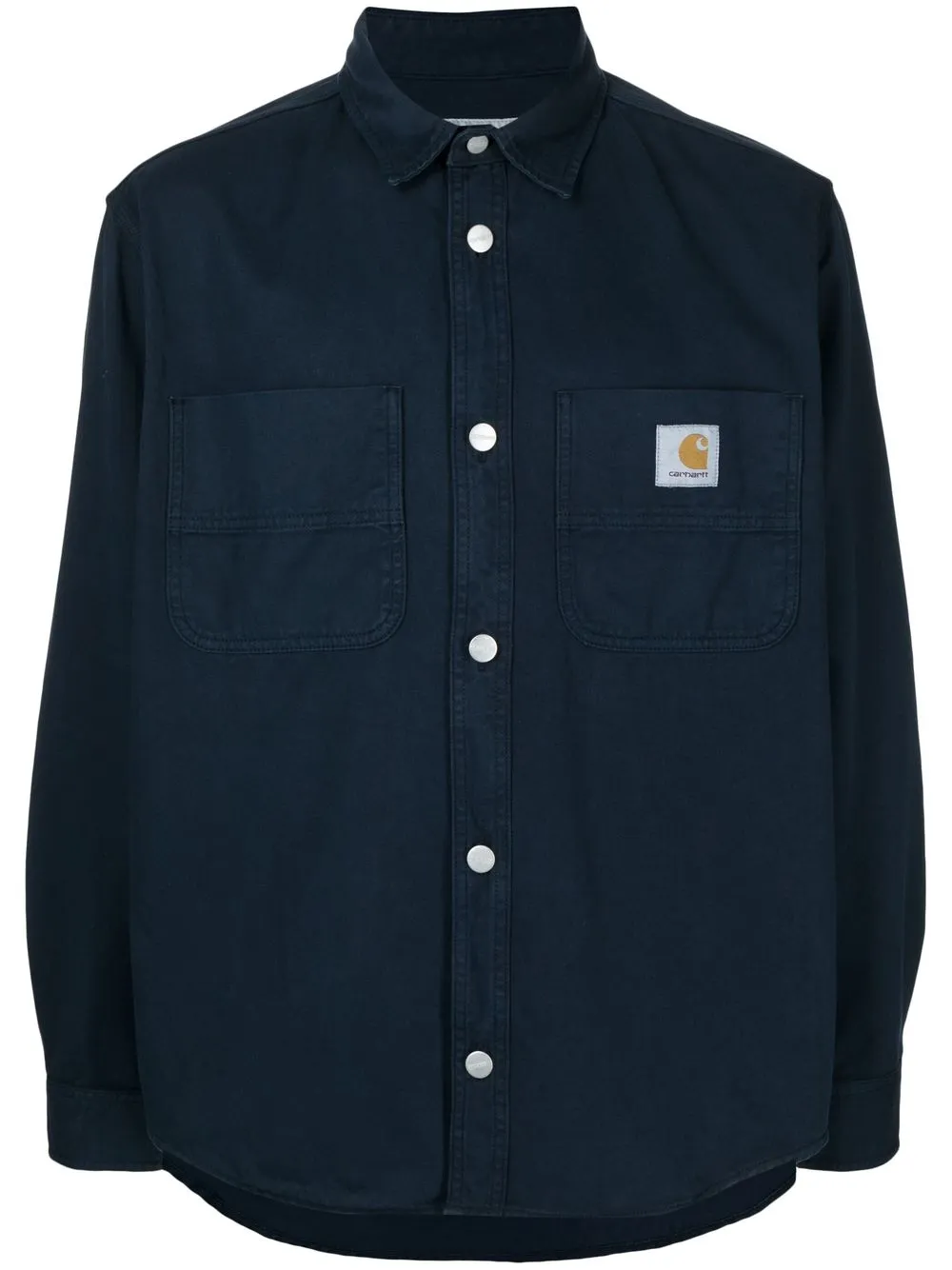 

Carhartt WIP camisa con botones y parche del logo - Azul