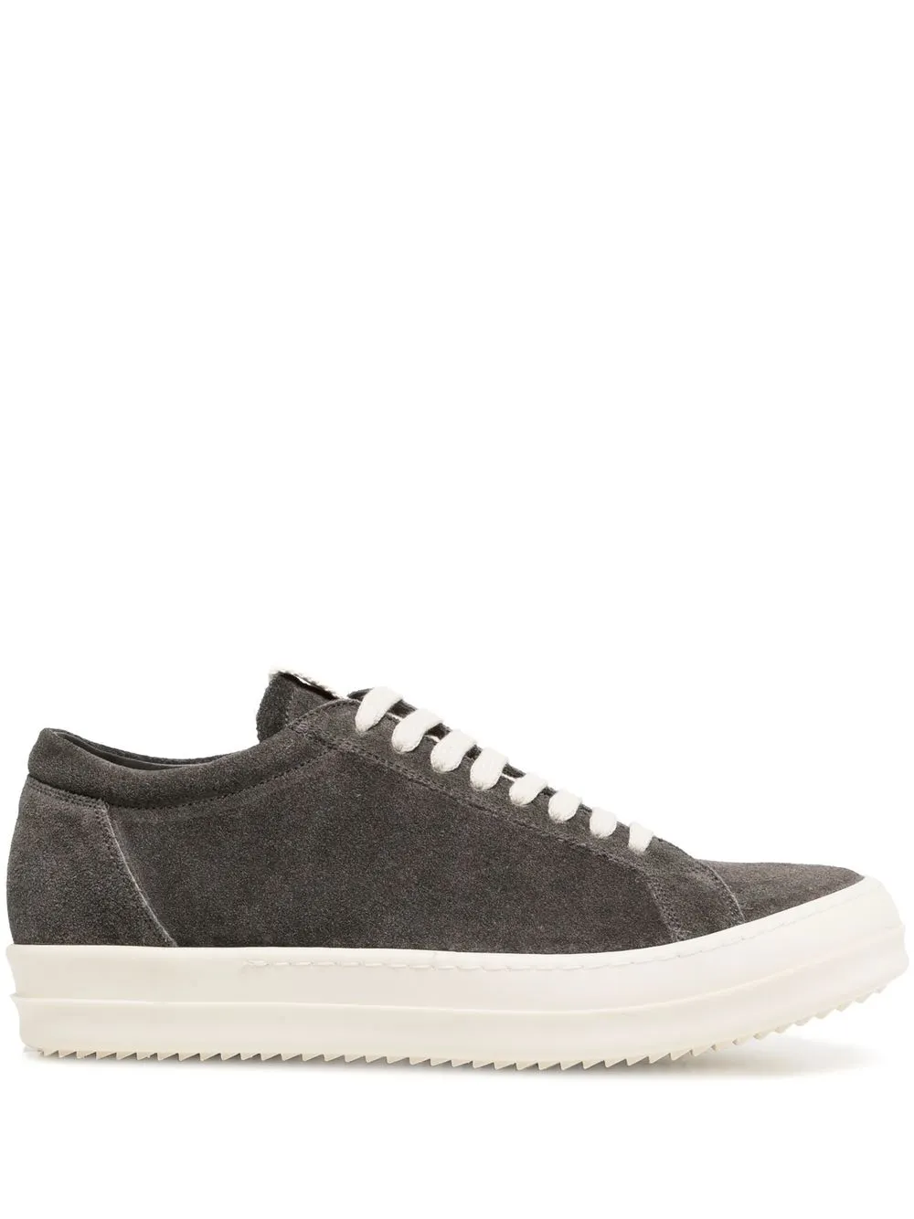 

Rick Owens low-top suede sneakers - Grey