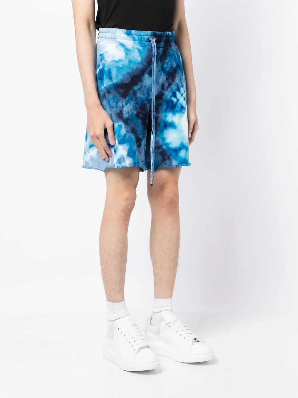  Amiri Shorts Mit Batikmuster   Blau 