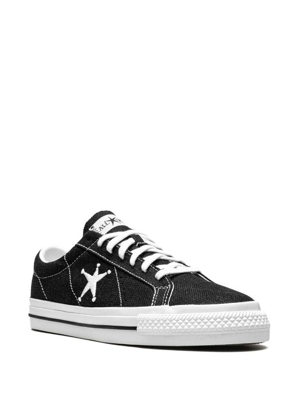 x Stüssy One OX Low "Black/White" Sneakers Farfetch