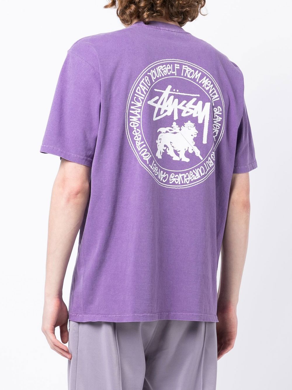 Stüssy logo-print Cotton T-shirt - Farfetch