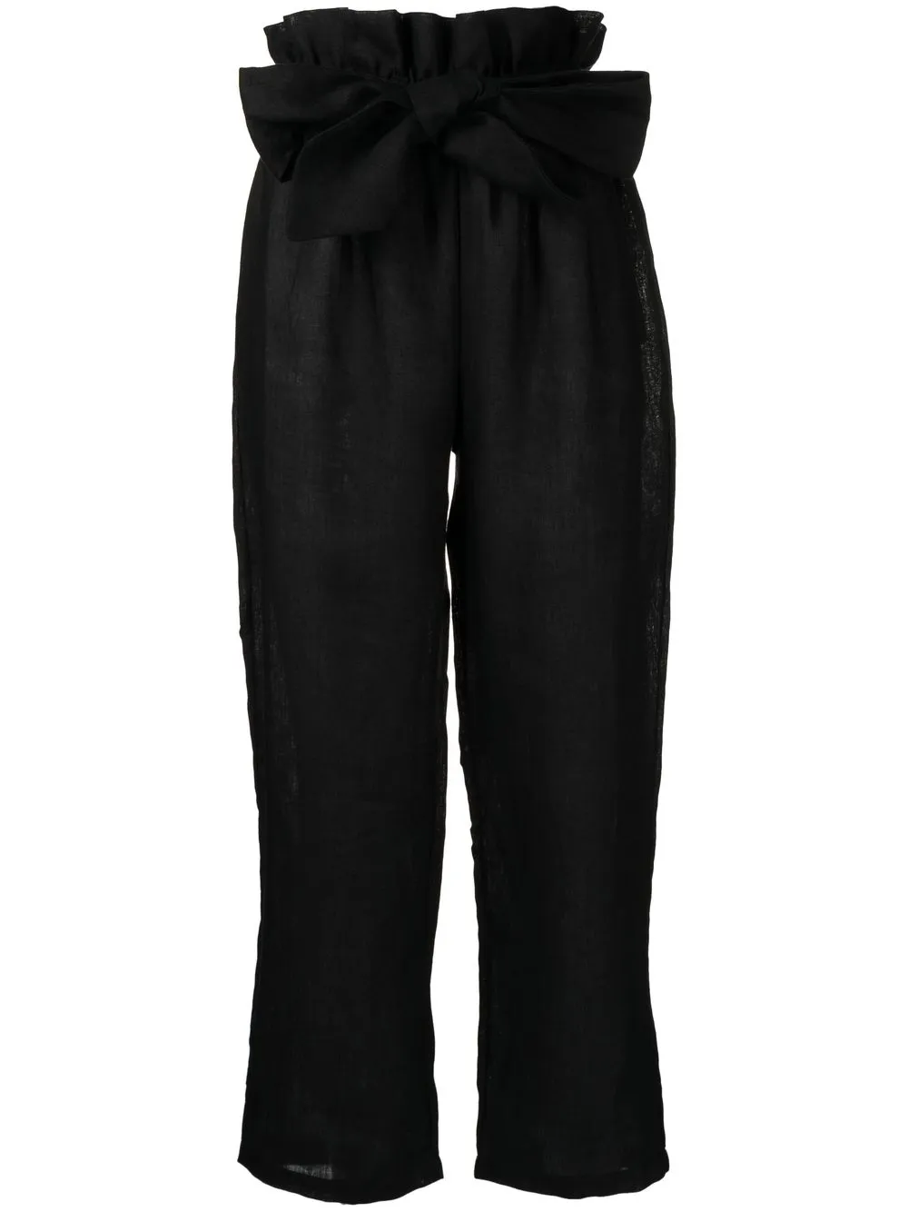 

Waimari pantalones capri con cirre de lazo - Negro