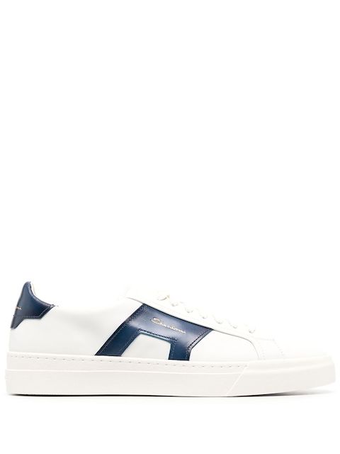 Santoni Double Buckle low-top sneakers
