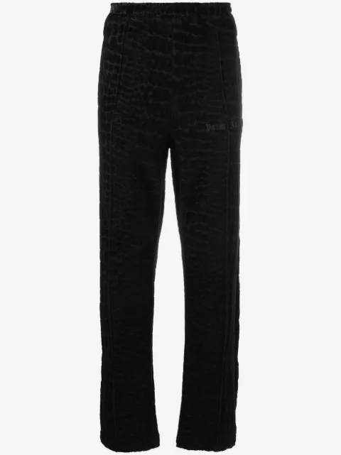 Palm Angels velour-effect track pants