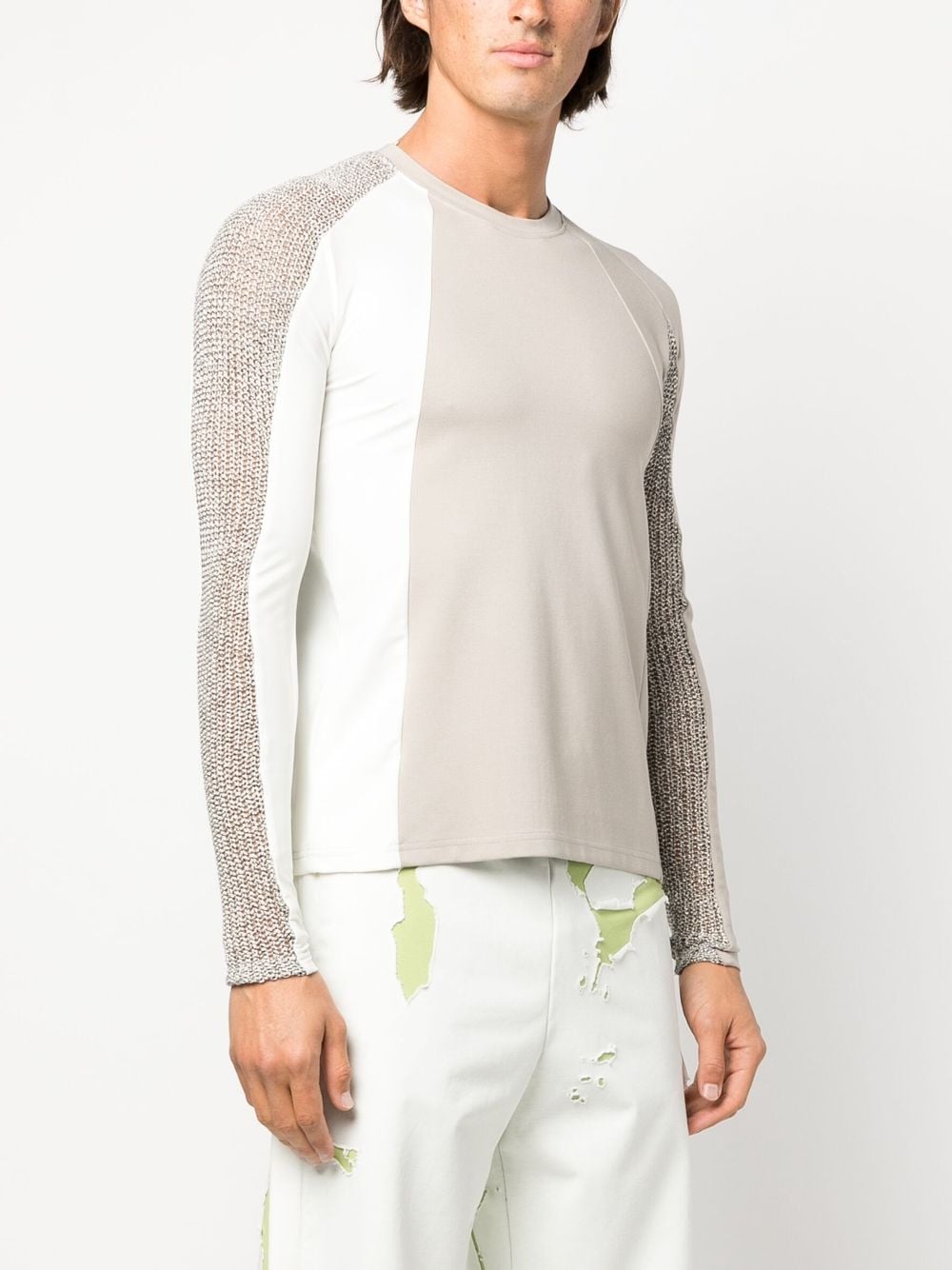 GmbH panelled-design long-sleeve T-shirt - Farfetch