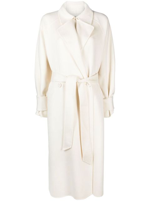 TOVE Pia belted-waist coat