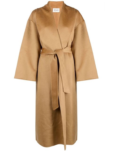 TOVE Rebeca shawl lapel coat
