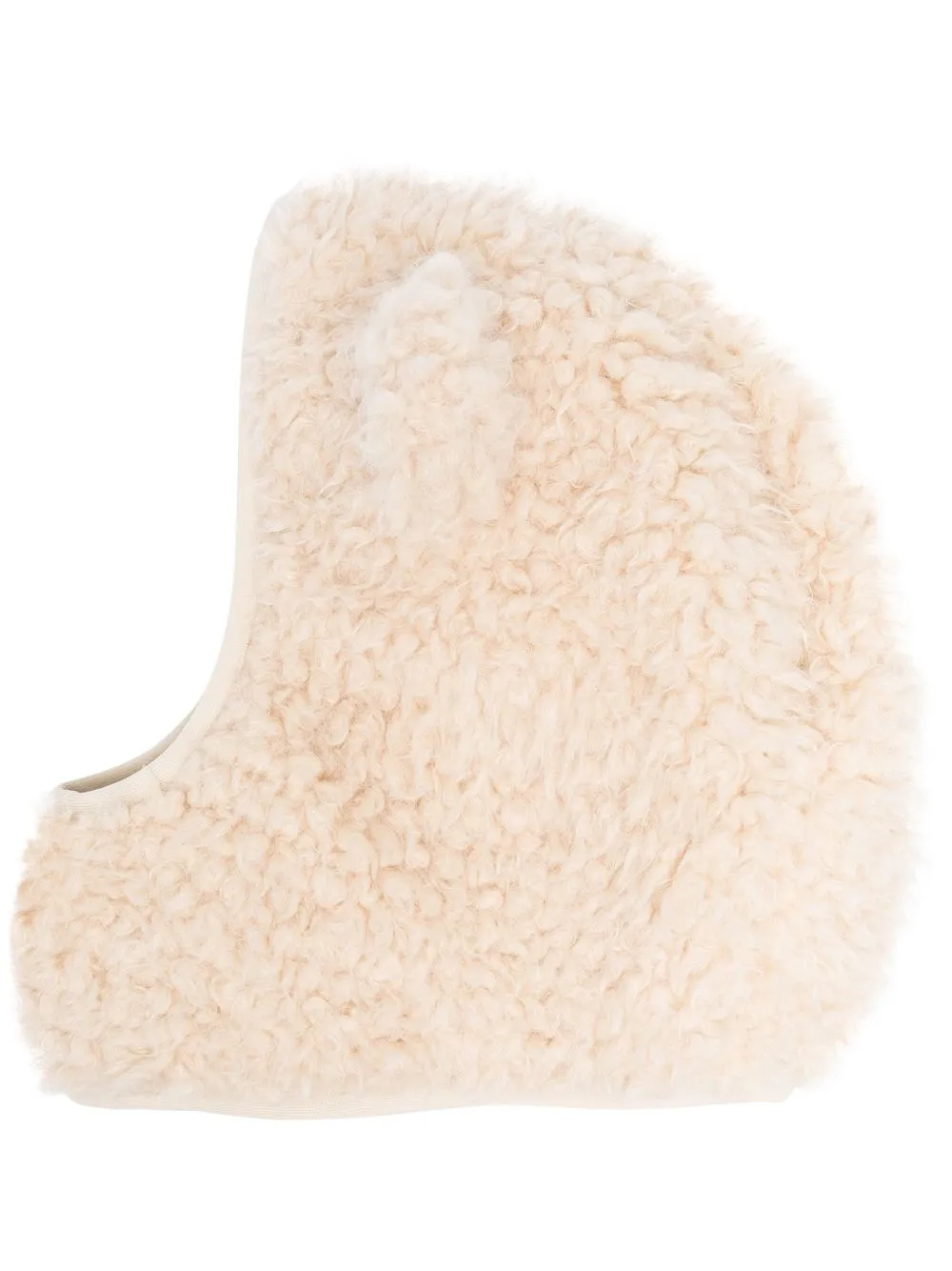 

Moncler pasamontañas de lana artificial - Neutro