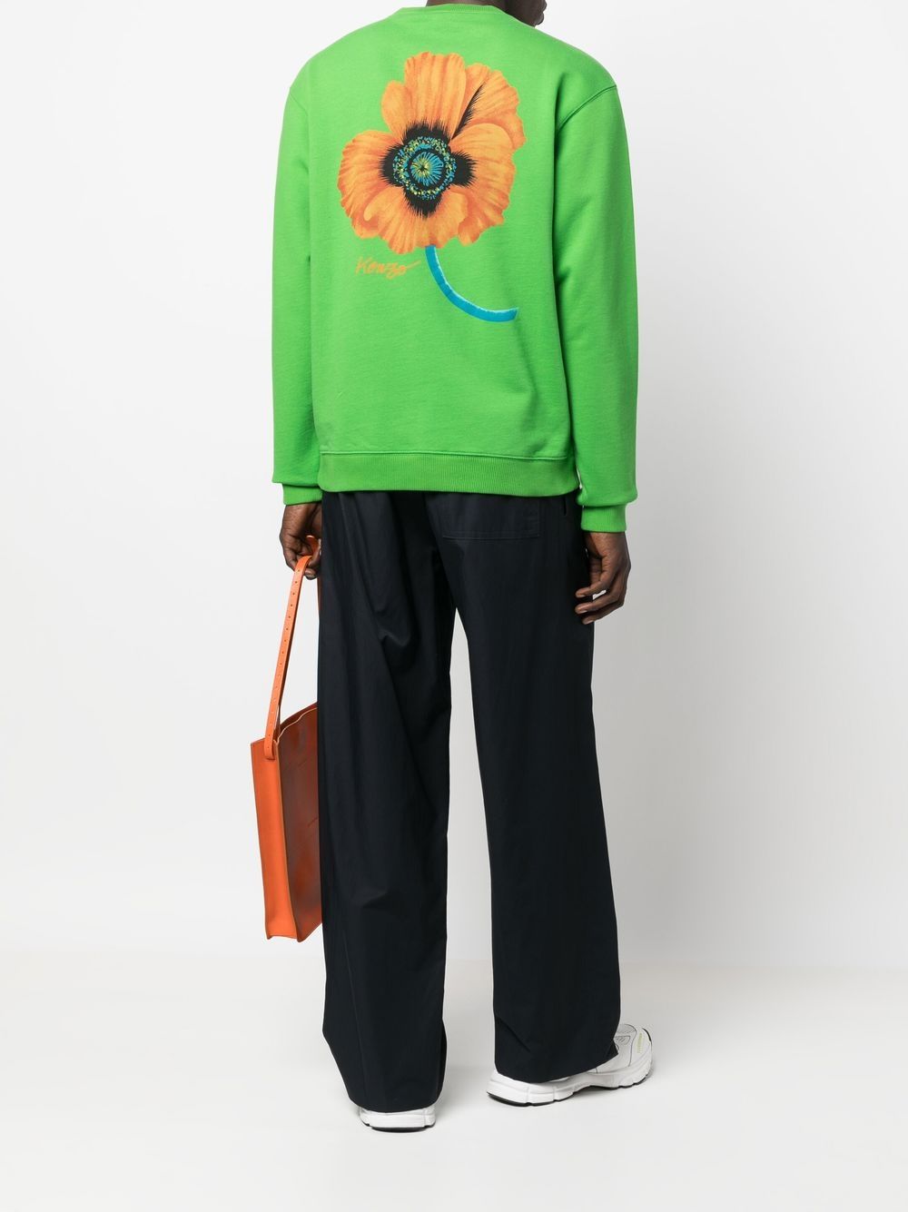 Kenzo Sweater met logoprint - Groen
