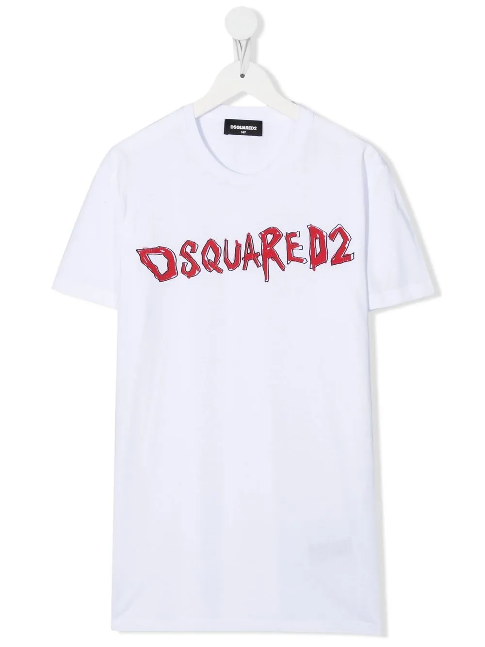 

Dsquared2 Kids TEEN logo-print short-sleeved T-shirt - White