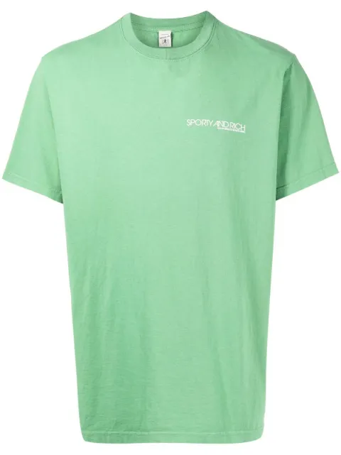 Sporty & Rich playera con logo estampado