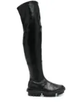 Trippen slip-on thigh-length boots - Black