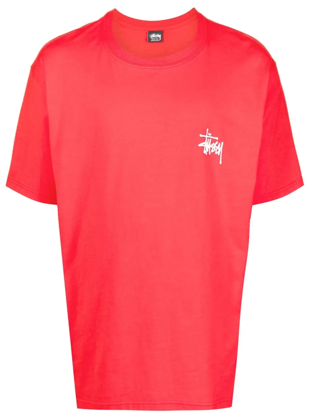 

Stüssy crew-neck logo T-shirt - Red