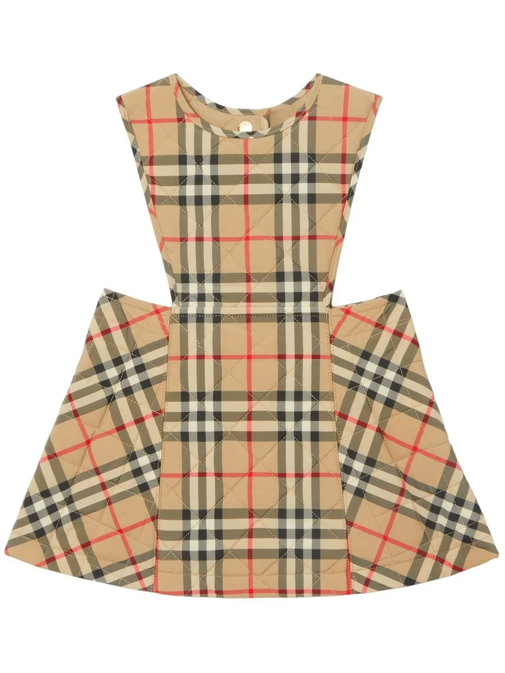 

Burberry Kids Vintage Check pinafore dress - Brown