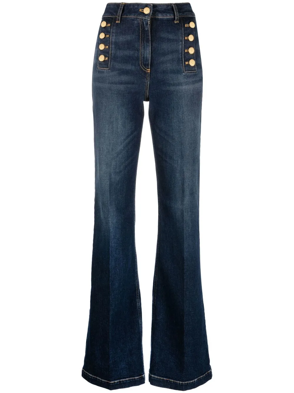 

Elisabetta Franchi high-waisted flared jeans - Blue