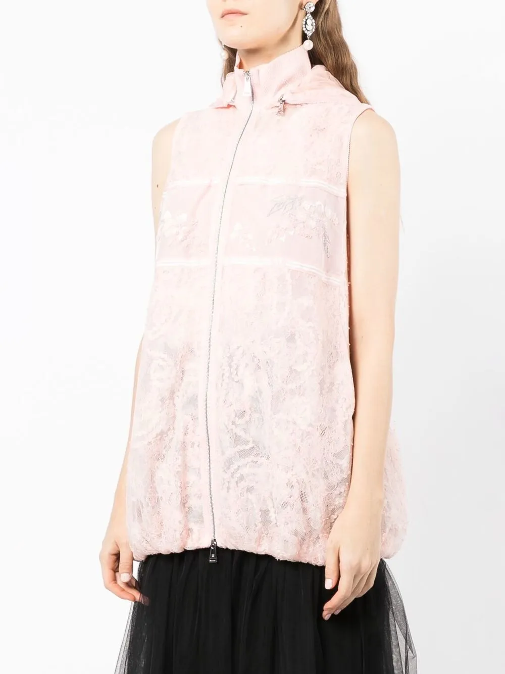  Shiatzy Chen Jacke Mit Pailletten   Rosa 