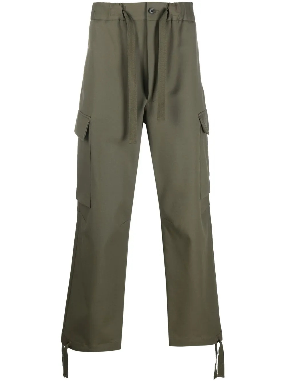 

Closed straight-leg cargo pants - Green