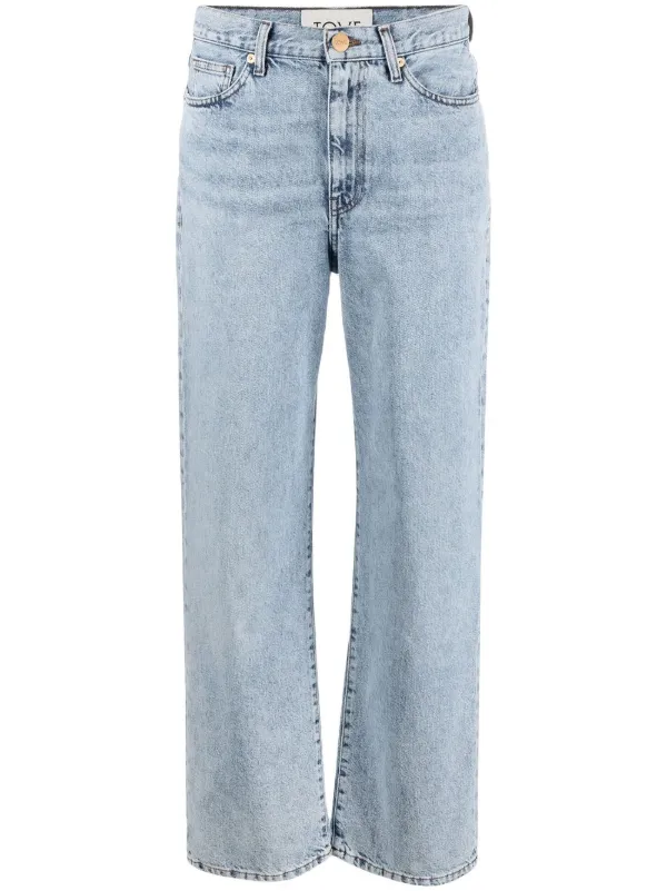 Tove Sofie Straight-leg Boyfriend Jeans in Blue