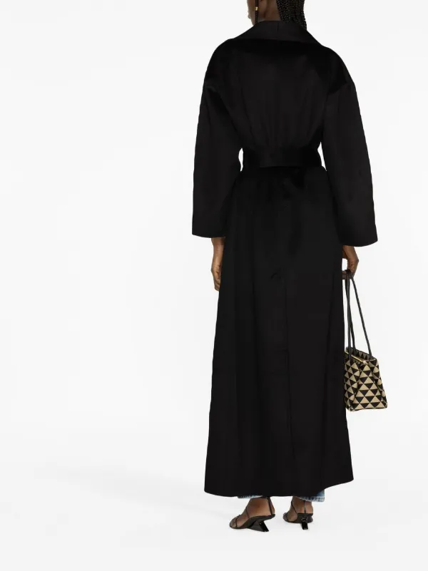 TOVE Jore belted-waist Coat | Black | FARFETCH