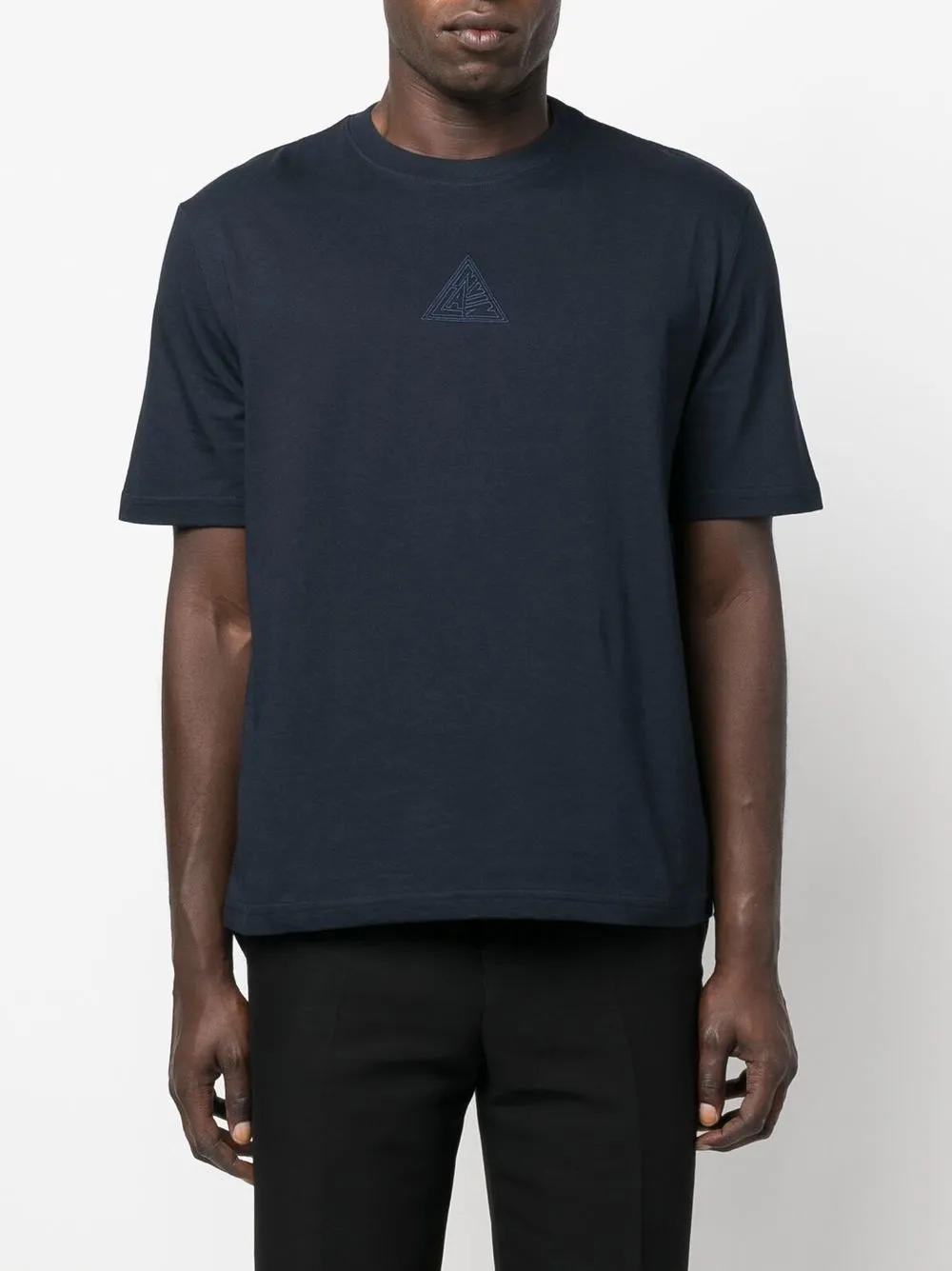 image 3 of lanvin logo印花圆领t恤