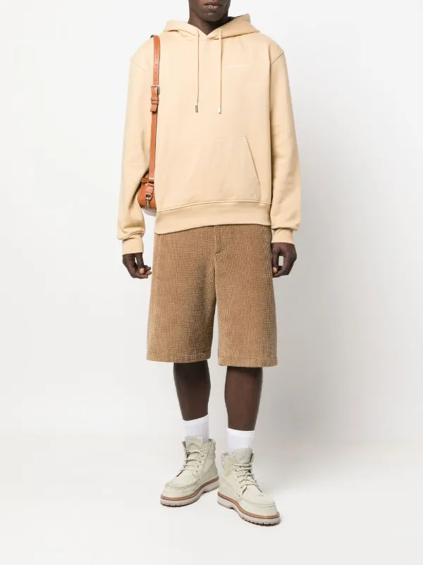 Jacquemus Le Sweatshirt Brodé Hoodie | Neutrals | FARFETCH AO