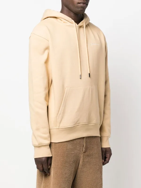 ★関税込★Jacquemus★Le Sweatshirt Brode Embroidered Hoodie Jacquemus Le Sweatshirt Brodé Hoodie | White | FARFETCH