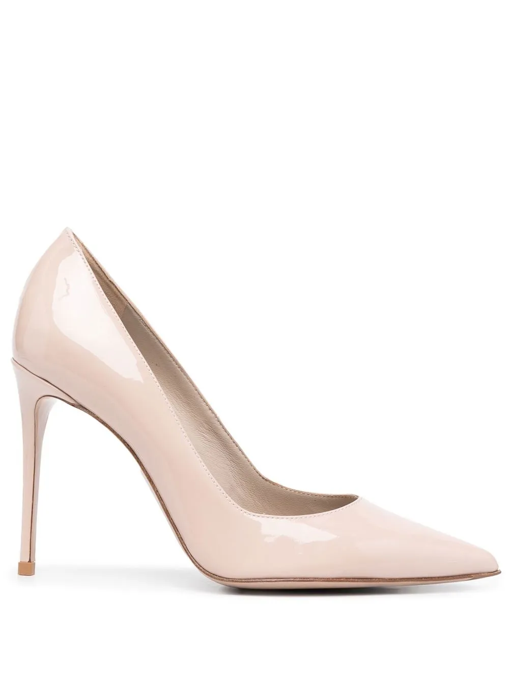 

Le Silla Eva patent leather 100mm pumps - Neutrals