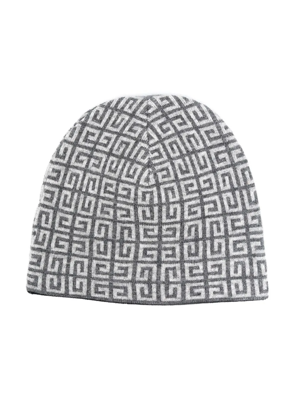 

Givenchy Kids gorro con estampado Greca - Gris