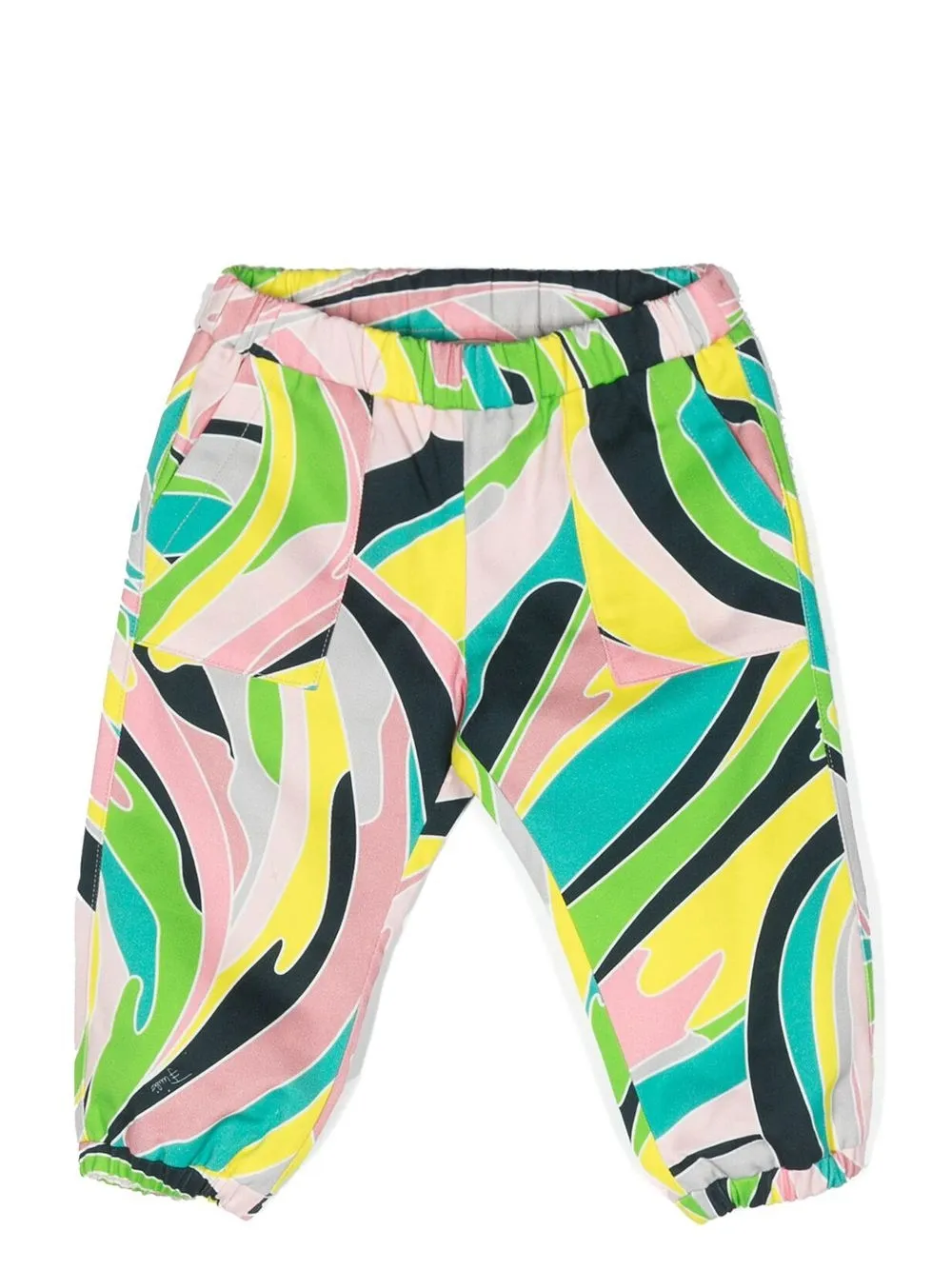 

PUCCI Junior patterned track pants - Green